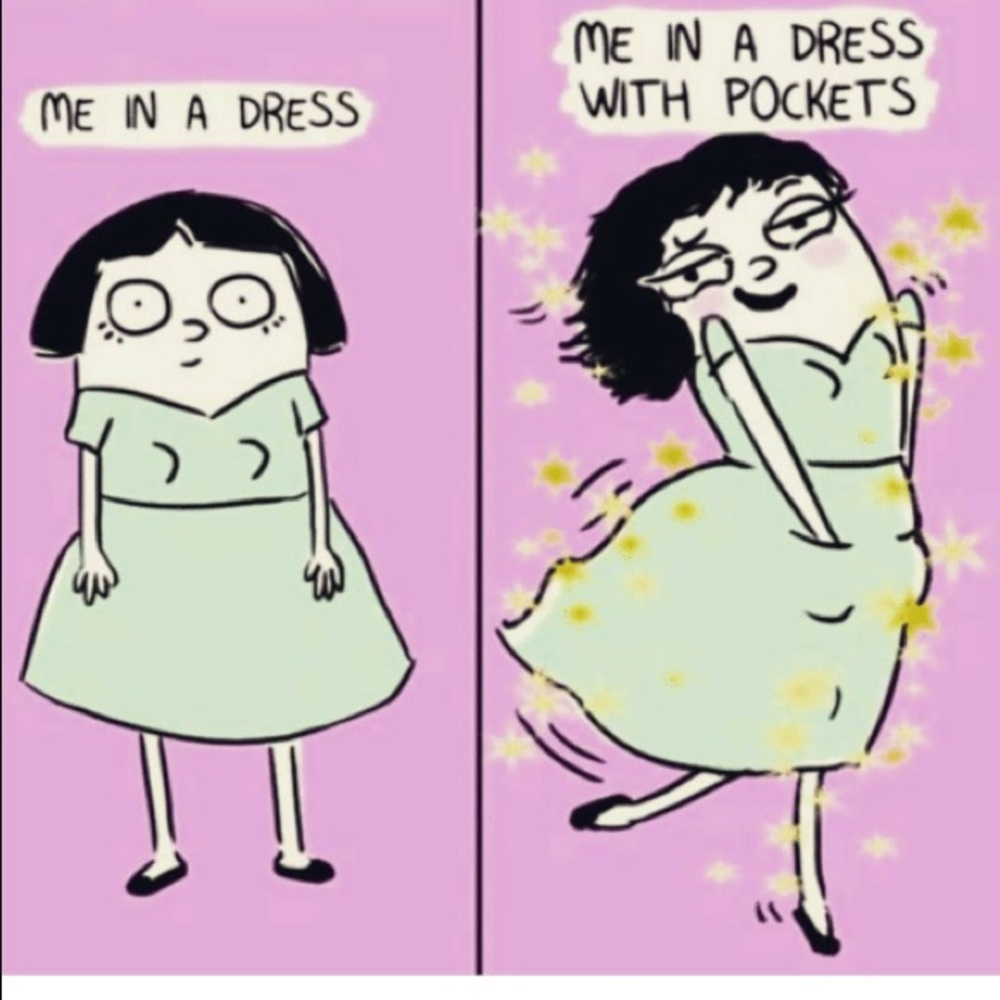 Thanks! It has pockets!